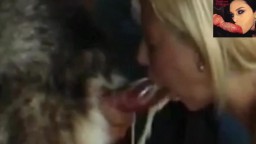 Dog cum in mouth